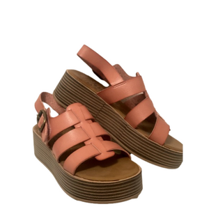 Blowfish Malibu Tan Platform Sandals Size 6.5